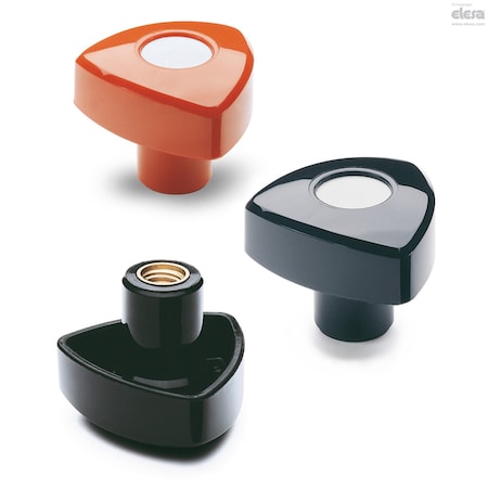 Elesa Threaded pass-through hole, with cap, VTR.40-C2-B-M8-C3 VTR-B